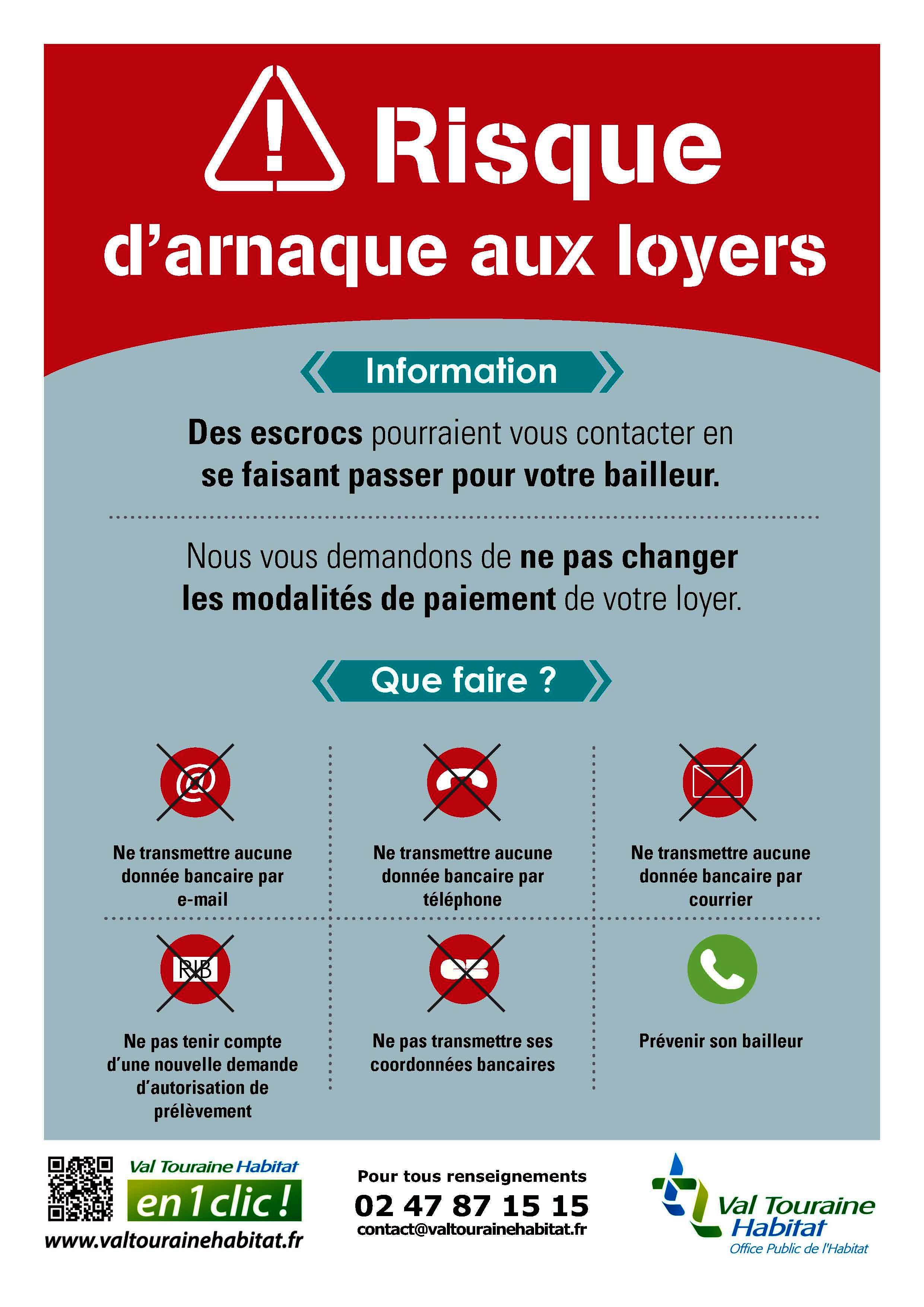 Affiche arnaque loyers