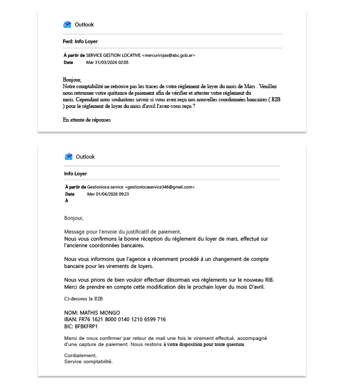 exemples mails frauduleux