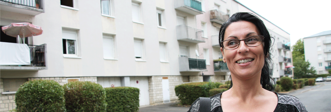 Audrey Ducard, Audrey Ducart, Conseillère en économie sociale et familiale, chargée de relogement à Joué-lès-Tours
