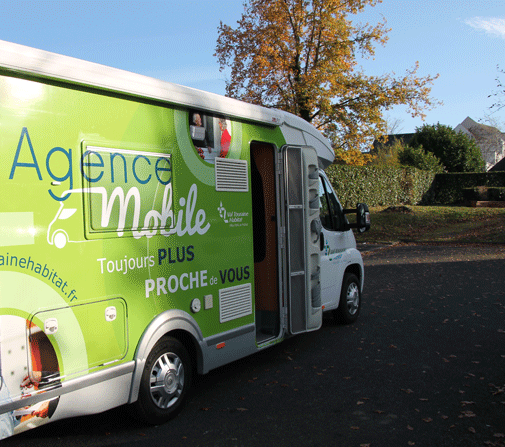 l'Agence mobile de Val Touraine Habitat