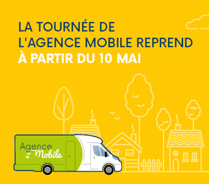 La tournée de l'Agence mobile reprend à partir du 10 mai.