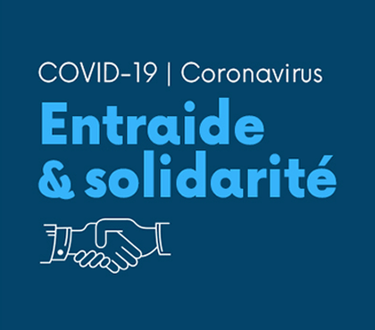 Face au coronavirus, l'entraide et la solidarité sont de mises