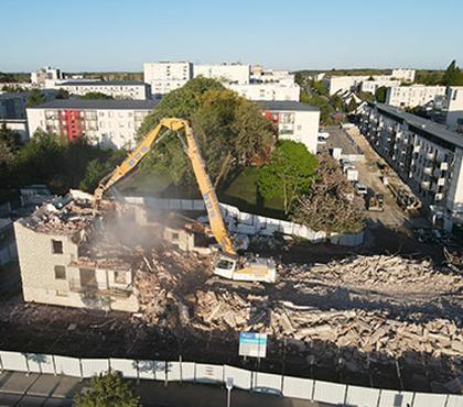 Quartier de La Rabière à Joué-lès-Tours : travaux en cours et projets à venir